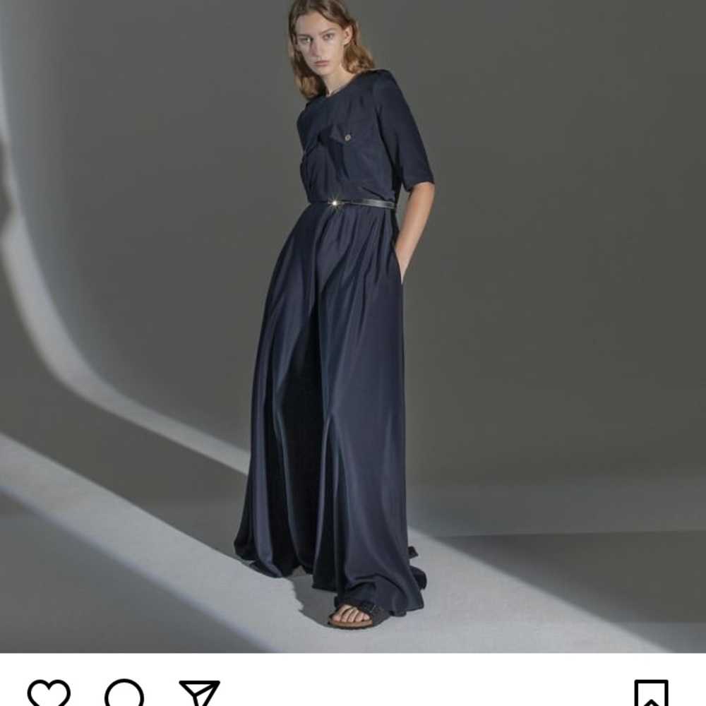 New Les Copains maxi dress silk blend. Size 6 or 42. Made in Italy - Picture 4 of 13